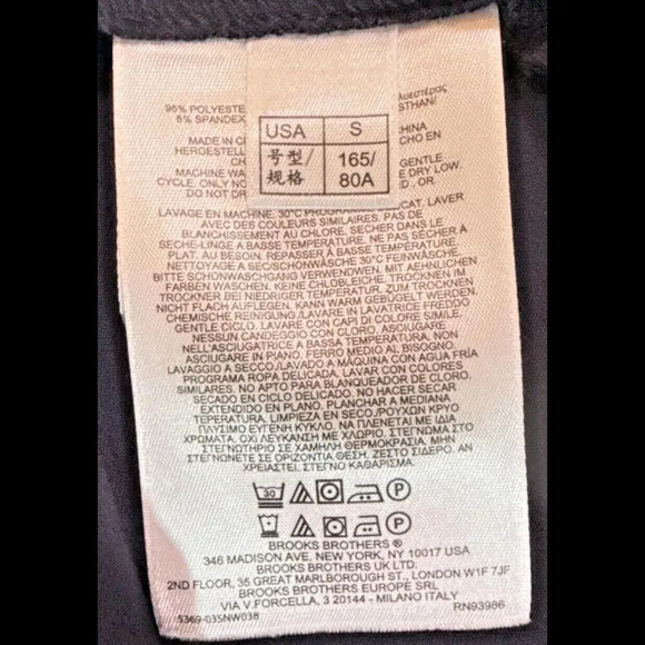 Brooks Brother Navy Business Casual Designer Comfort Stretchy Midi Dress Small - Picture 14 of 15